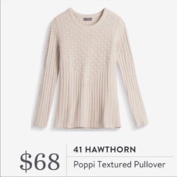41 Hawthorn Sweaters - 41Hawthorn stitch fix poppy pullover sweater size L